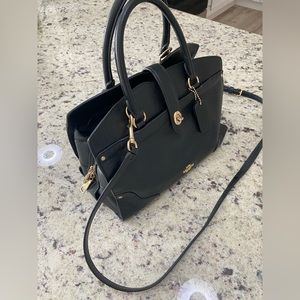 Coach Mercer Satchel 30 - Black with Crossbody Strap
